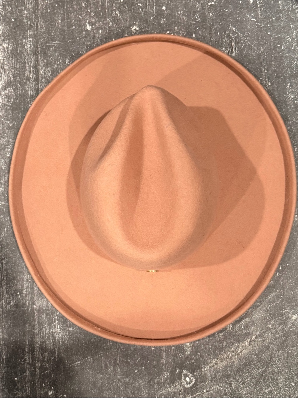 Gigi Pip x Cara Loren Dusty Pink Wool Fedora Hat